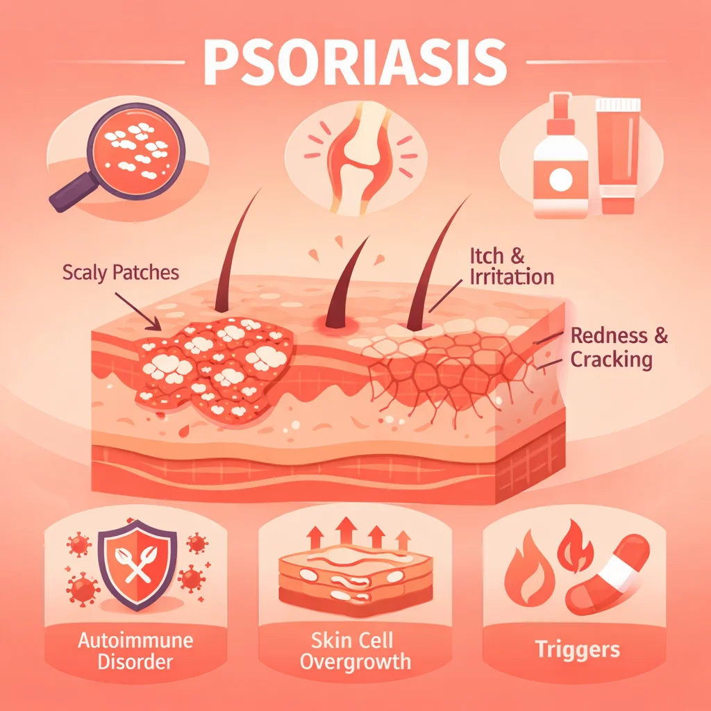 Psoriasis: Causas, Tipos y Opciones de Tratamiento Actuales