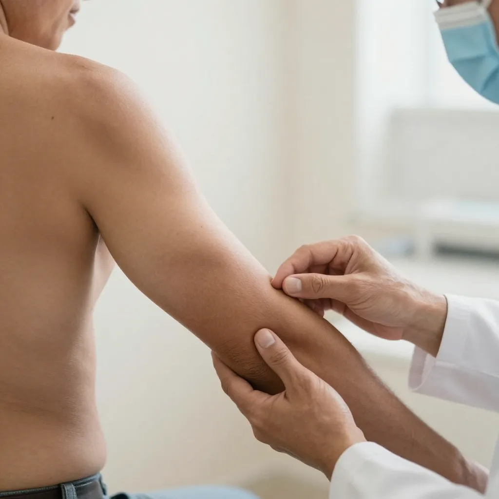 Comparación entre piel normal y piel con dermatitis atópica