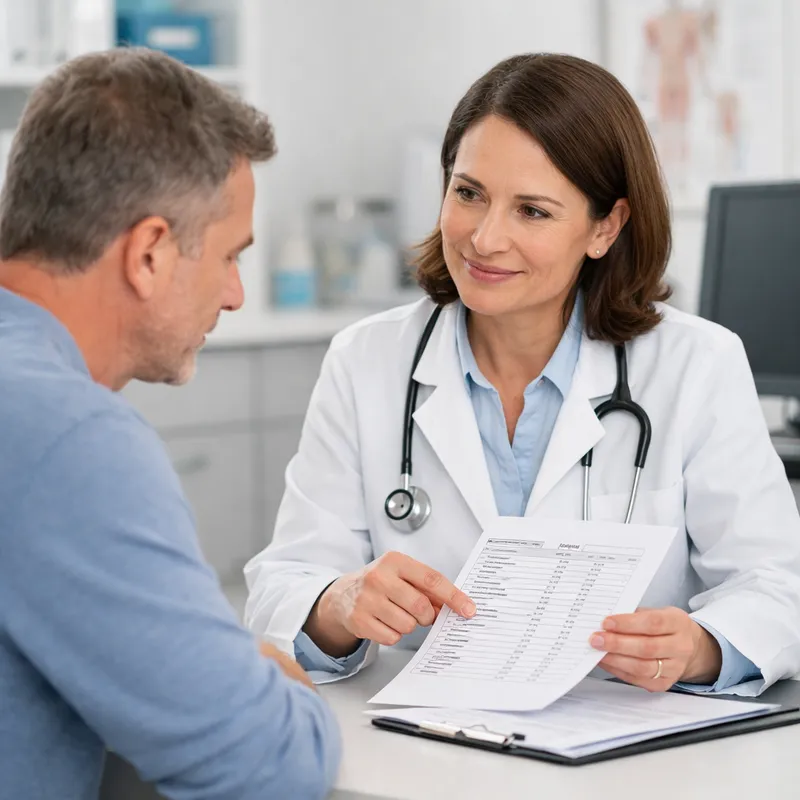 Consulta médica para evaluación y control de diabetes