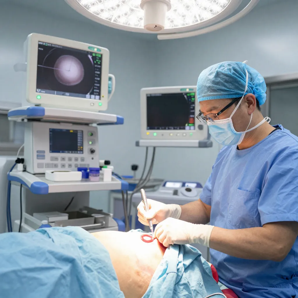 Procedimiento laparoscópico para diagnóstico de endometriosis