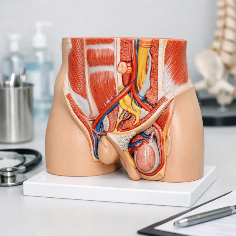 Representación anatómica de la región inguinal