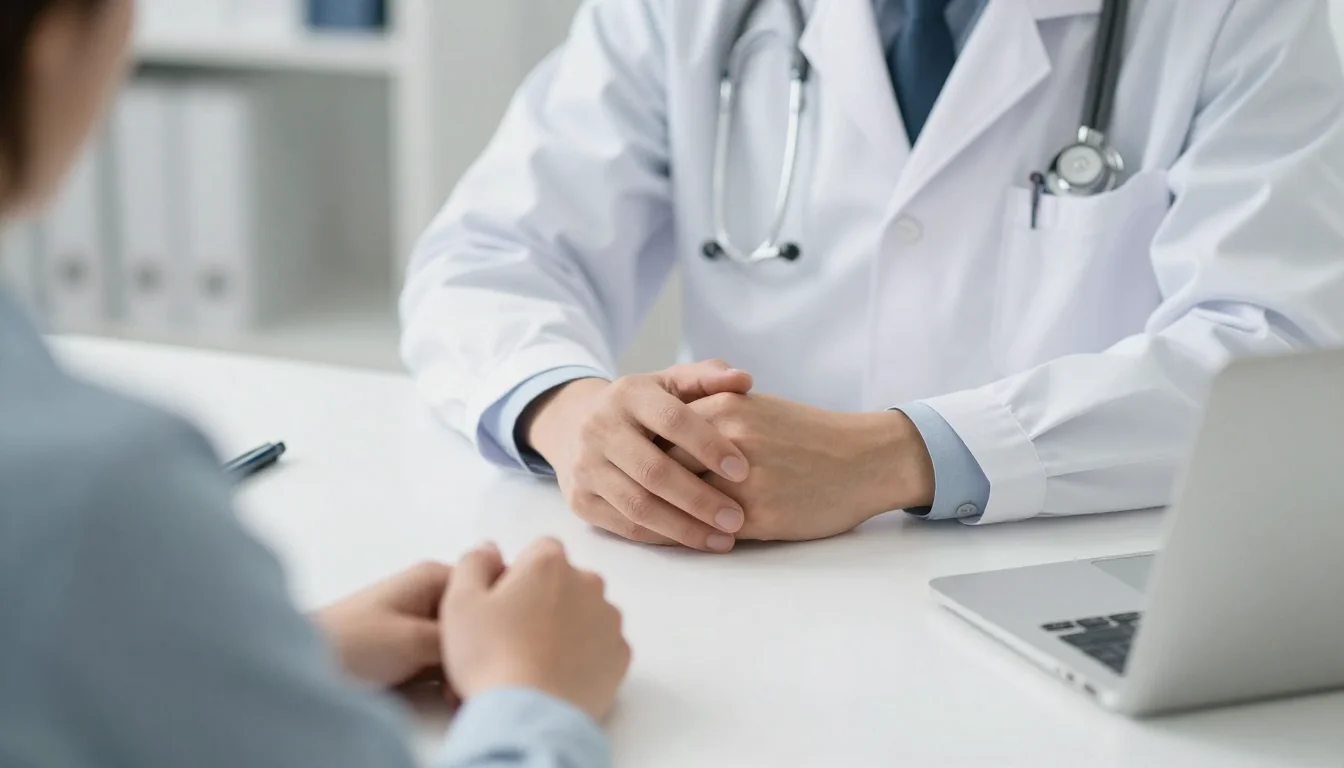 Consulta médica sobre articulaciones