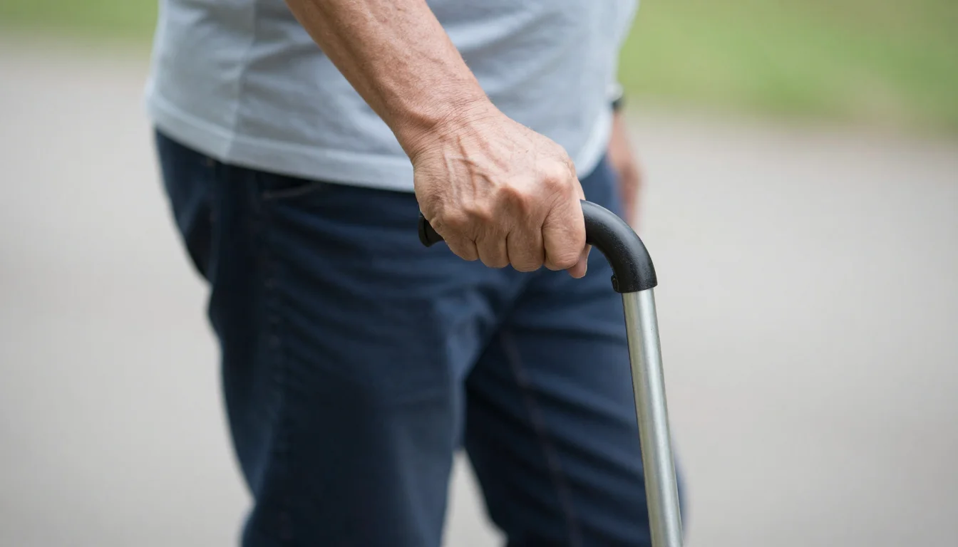 Ilustración sobre síntomas de la coxartrosis