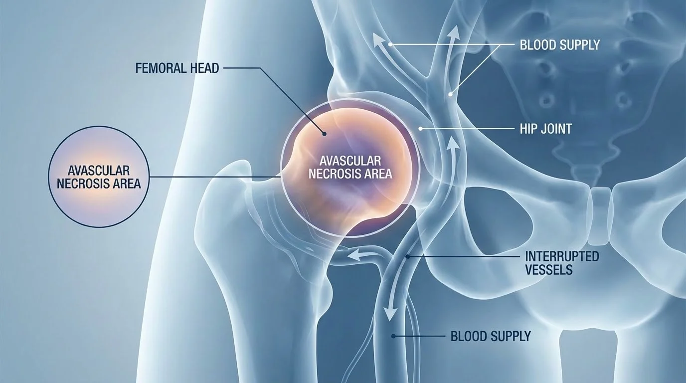 Necrosis Avascular de Cadera: Síntomas, Causas y Tratamiento