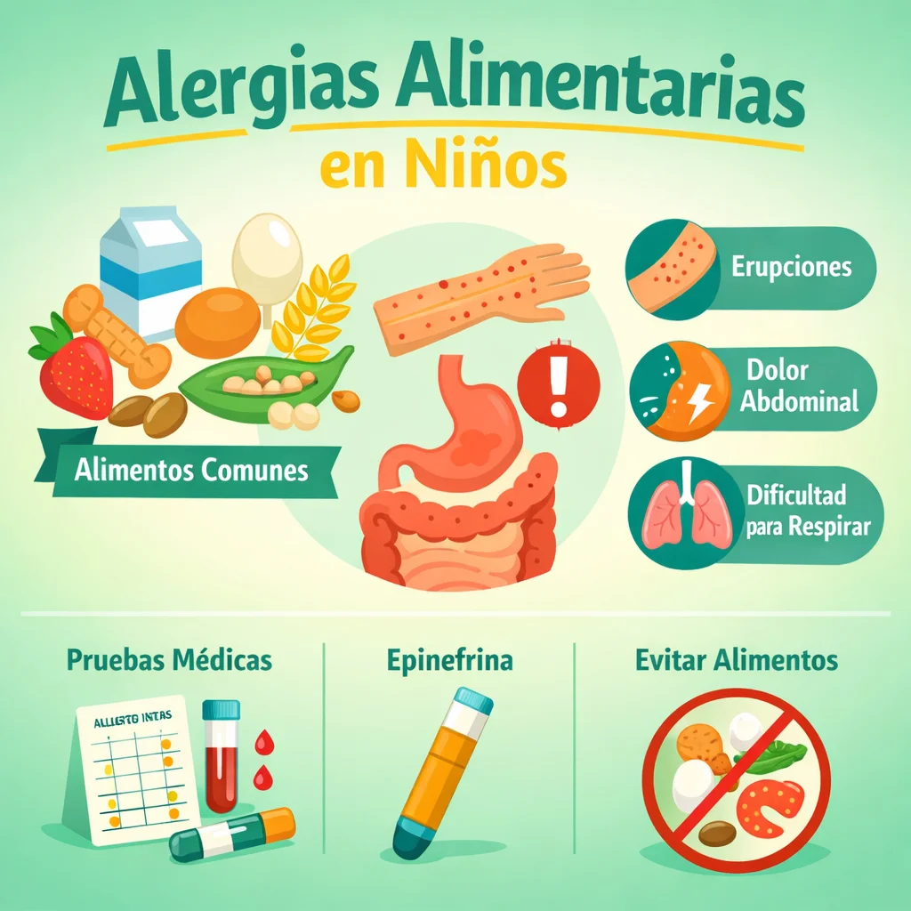 Alergias Alimentarias en Niños: Diagnóstico, Manejo y Prevención