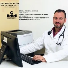 Foto de Dr. Edgar Elías Martín Hermosillo, Medicina Interna en Aguascalientes
