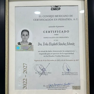 Foto de Dr. Erika Elizabeth Sanchez Schmitz, Pediatría en Tijuana