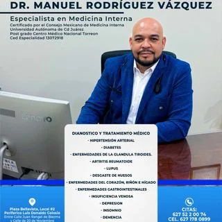 Foto de Dr. Manuel Rodríguez Vazquez, Medicina Interna en Chihuahua