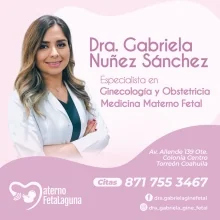 Foto de Dr. Gabriela Núñez Sánchez, Ginecología y Obstetricia en Torreón