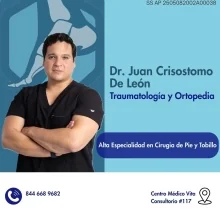 Foto de Dr. Juan Crisostomo de León Galindo, Ortopedia y Traumatología en Saltillo