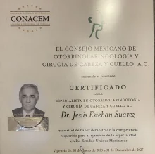 Foto de Dr. Jesús Esteban Suárez, Otorrinolaringología en Durango