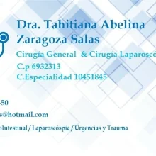 Foto de Dr. Tahitiana Zaragoza, Cirugía General en Morelia