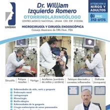 Foto de Dr. William Izquierdo Romero, Otorrinolaringología en Villahermosa